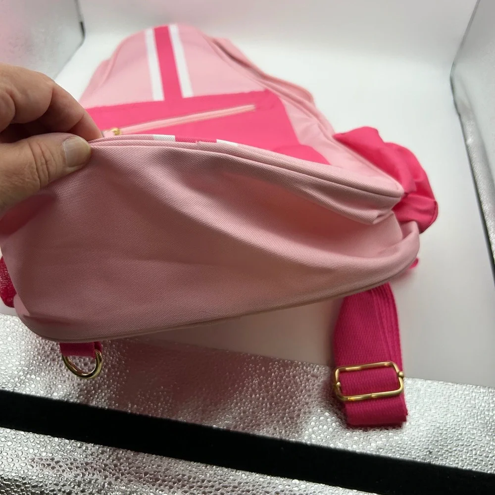 Steel Mill & Co Pink I\'m Only Here For The Dinks Pickleball Sling‎ Bag NWT